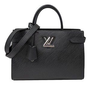 💯 Louis Vuitton Black Epi Leather Twist Tote